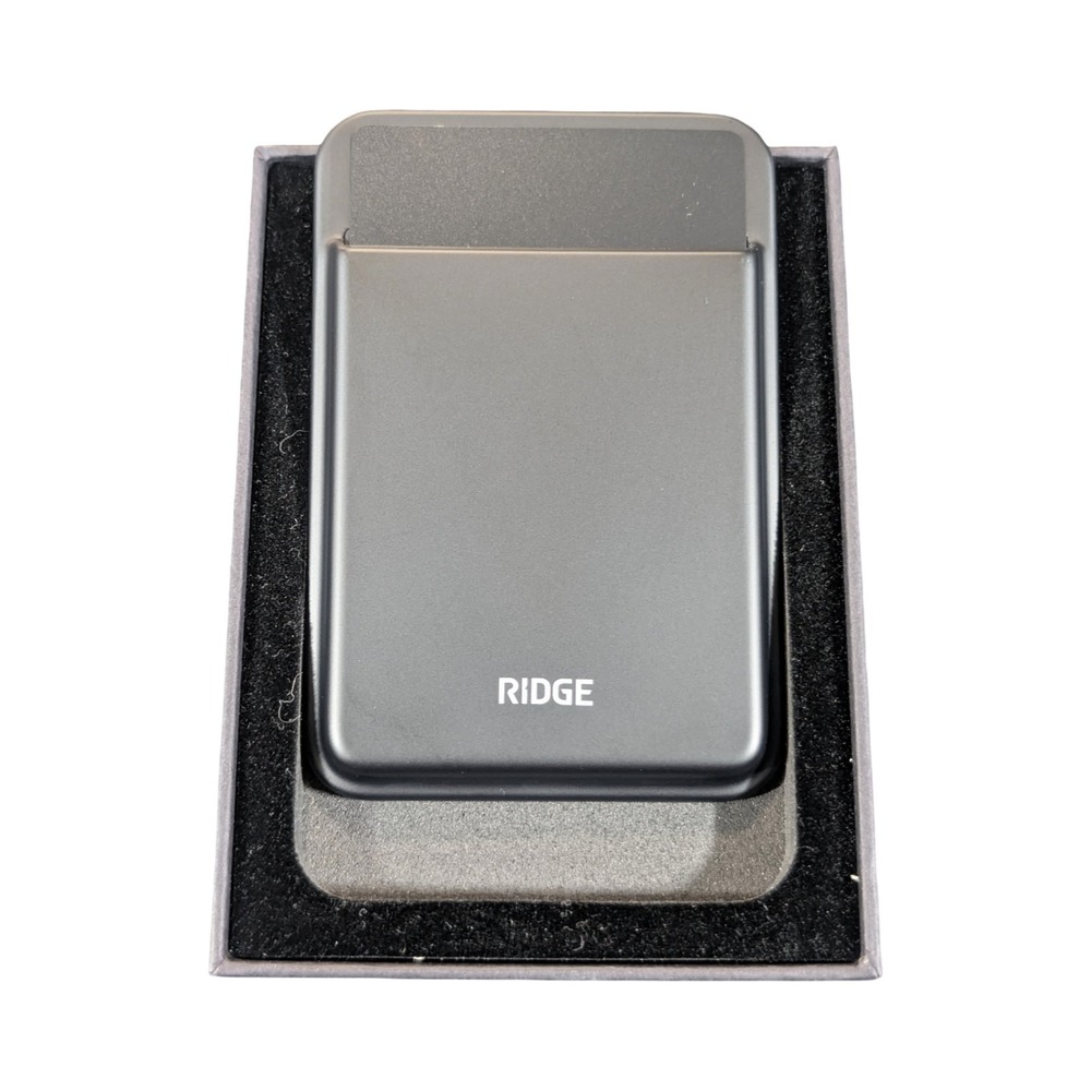 Qq4O Ridge Wallet Magsafe Cardholder For 1-3 Cards - Matte Black OPEN BOX